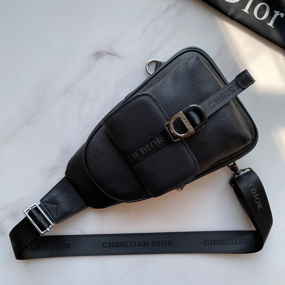 2024 Spring Saddle Bag | Vintage Canvas & Calfskin Options | Punk-Industrial Strap, Adjustable (29×17×5cm)