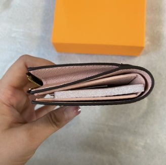 Louis Vuitton Monogram Compact Wallet | Colorful Leather Lining | LV Circle Charm | 9x11.5x1.5cm