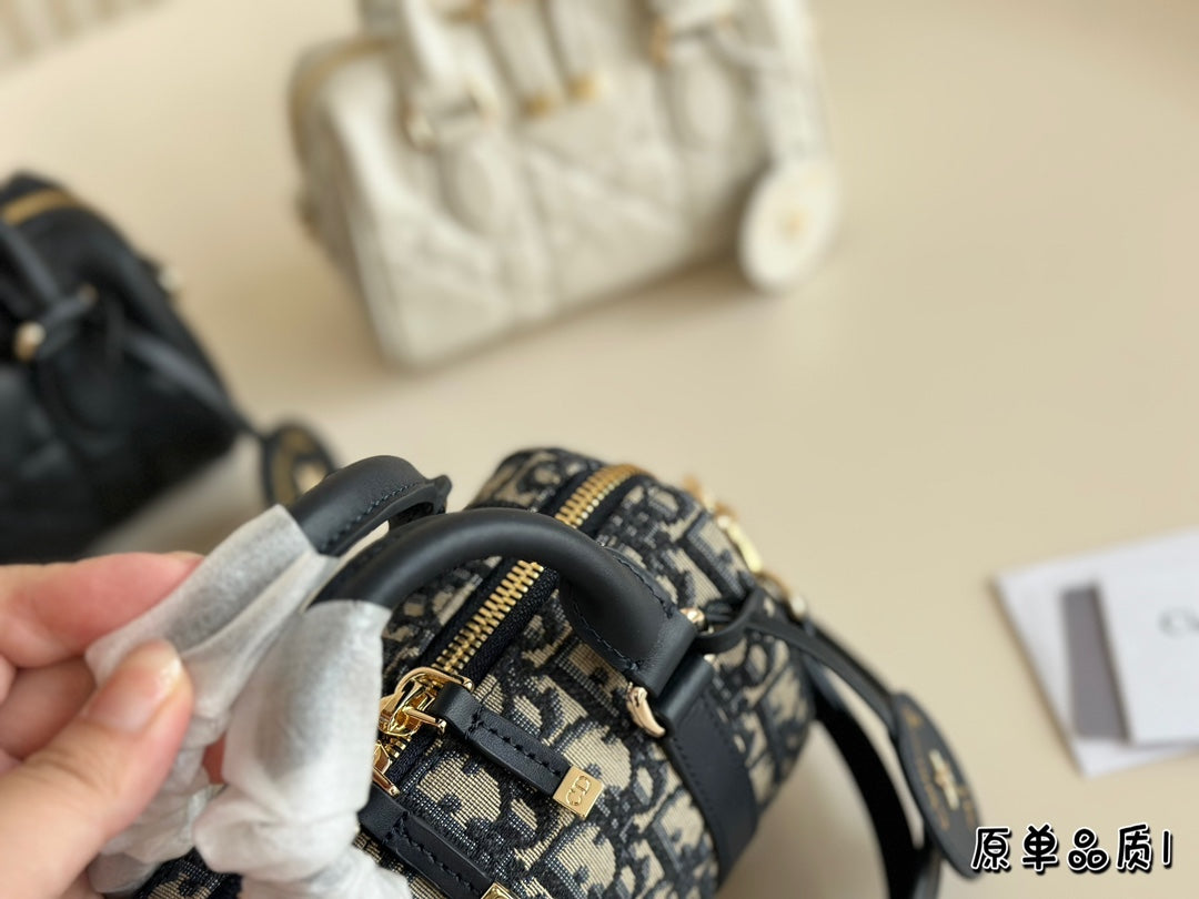 Dior Groove Vintage Boston Bag - 60s Iconic Mini Satchel (16x11x8cm) | Retro Glamour, Modern Practicality & Spacious Design for Effortless Chic