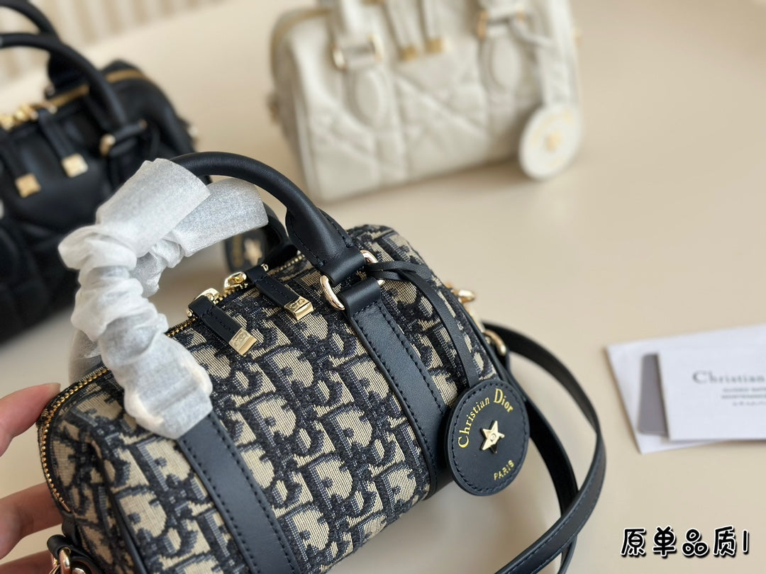 Dior Groove Vintage Boston Bag - 60s Iconic Mini Satchel (16x11x8cm) | Retro Glamour, Modern Practicality & Spacious Design for Effortless Chic