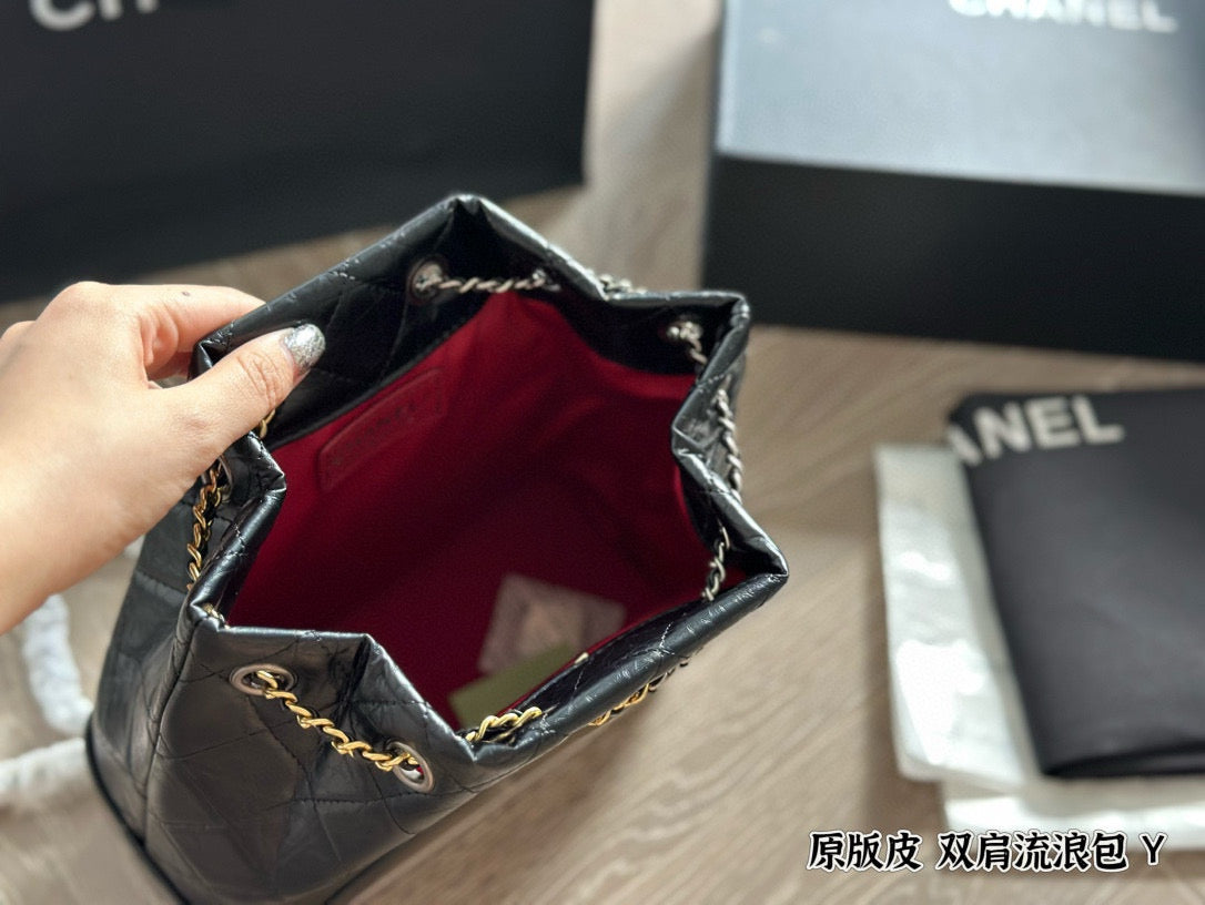 Chanel Upgraded Classic Flap Bag with Chain Luxurious Calfskin Shoulder Crossbody Bag Timeless Black for Women