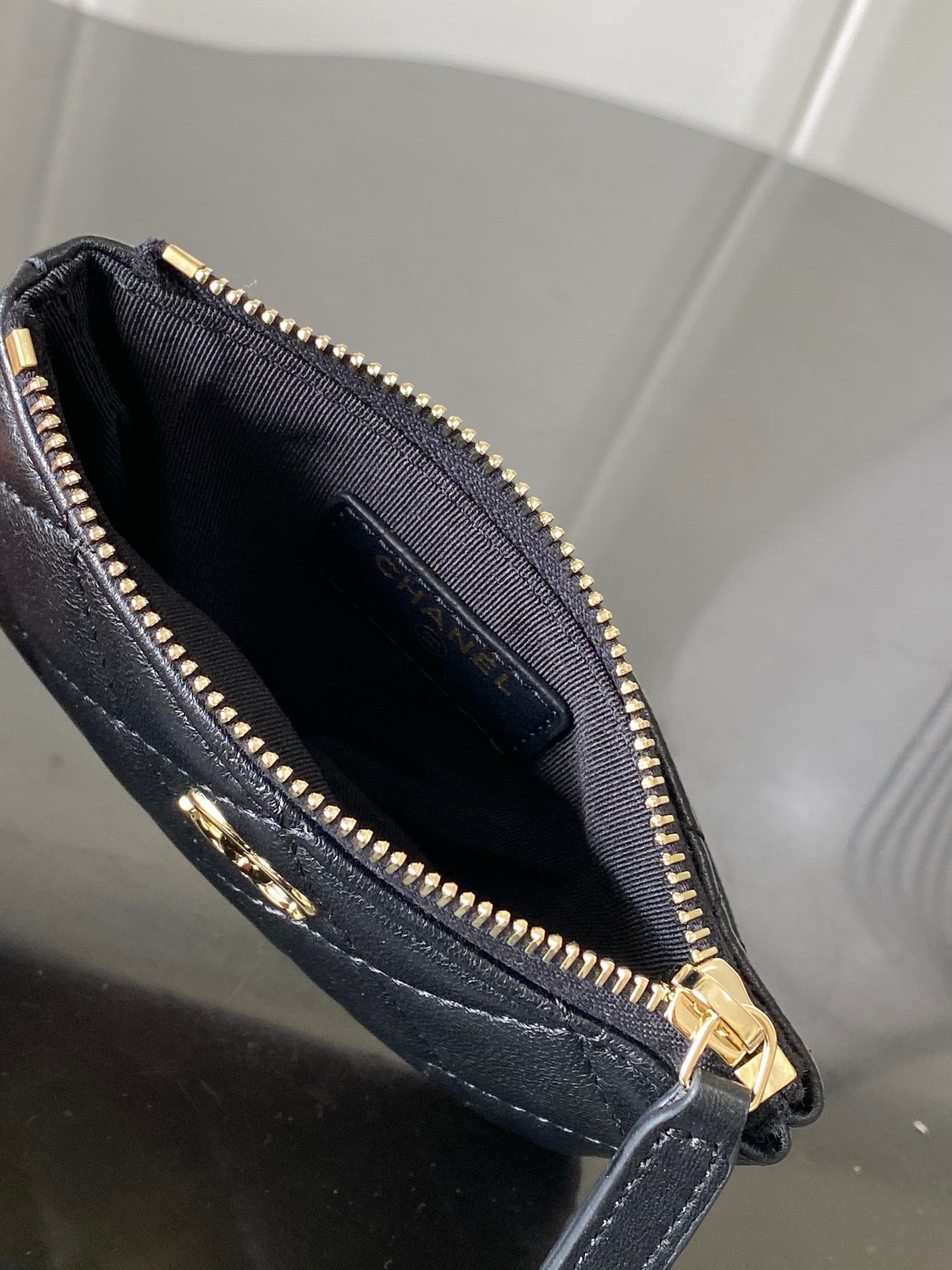 CHANEL 25s Half-Moon Bag - Mesh & Lambskin Light Gold Shoulder Bag, 15*22*6cm, Luxury Crossbody