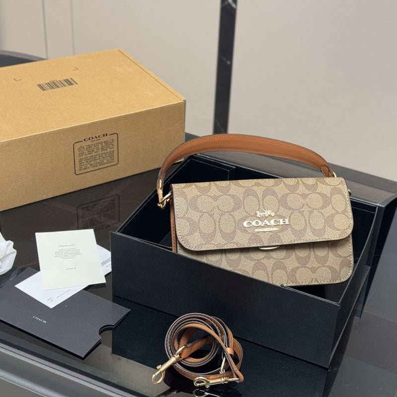 COACH-INSPIRED RETRO CHIC SHOULDER BAG | Vintage Revival Leather Tote for Timeless Office Elegance