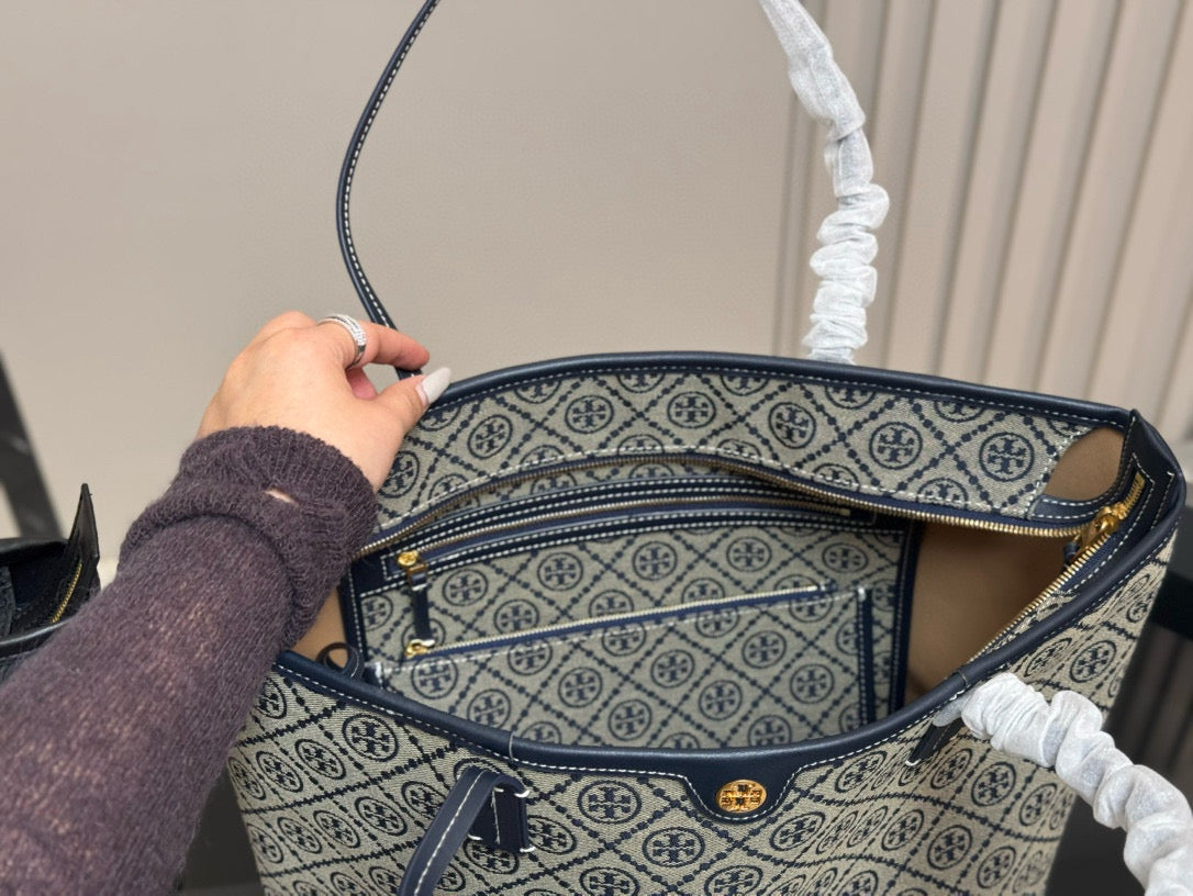 Tory Burch 2024 Trending Tote Bag | 32x28cm Spacious & Stylish | Youth Favorite Commuter Bag