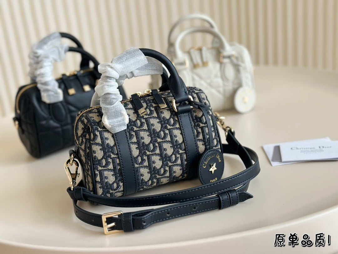 Dior Groove Vintage Boston Bag - 60s Iconic Mini Satchel (16x11x8cm) | Retro Glamour, Modern Practicality & Spacious Design for Effortless Chic