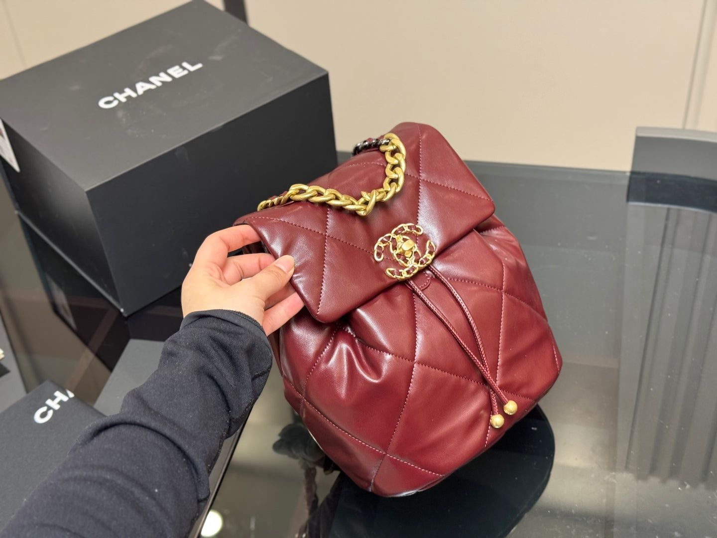 Chanel 19 Backpack | Classic Lightweight & Spacious Design | 21.24cm Versatile for All Occasions