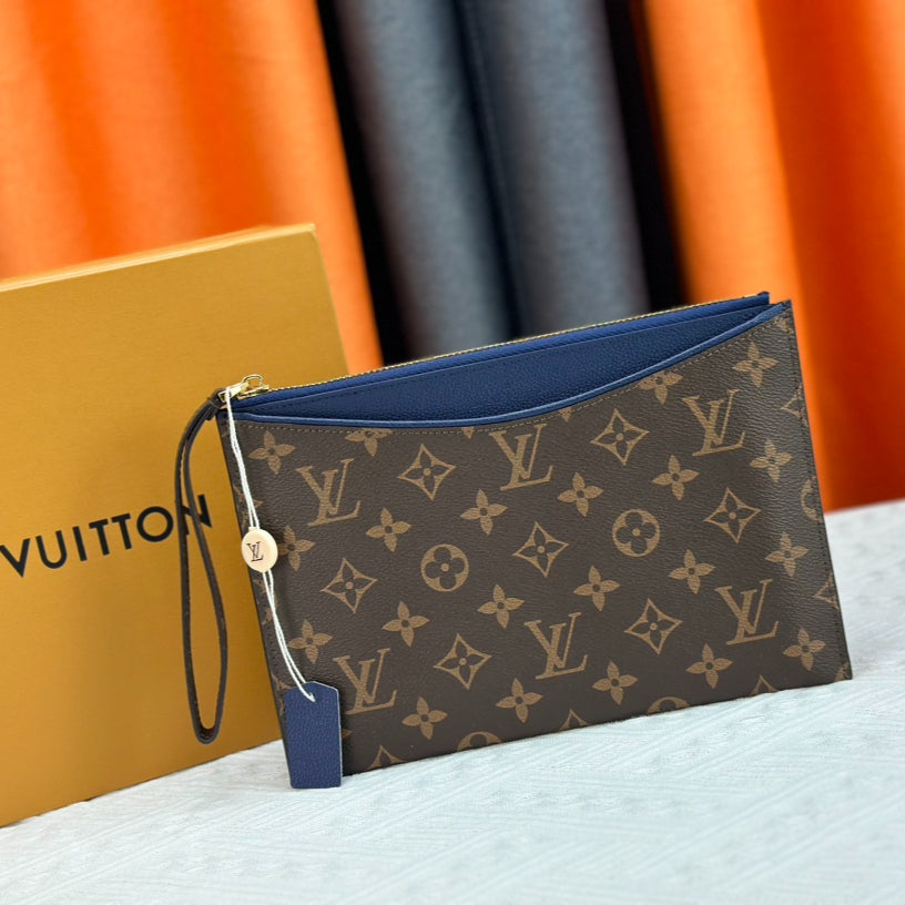 Louis Vuitton Pallas Handbag | Monogram Canvas with Colorful Accents | 6 Card Slots + Front Pocket | Model M60910 | 24x17cm