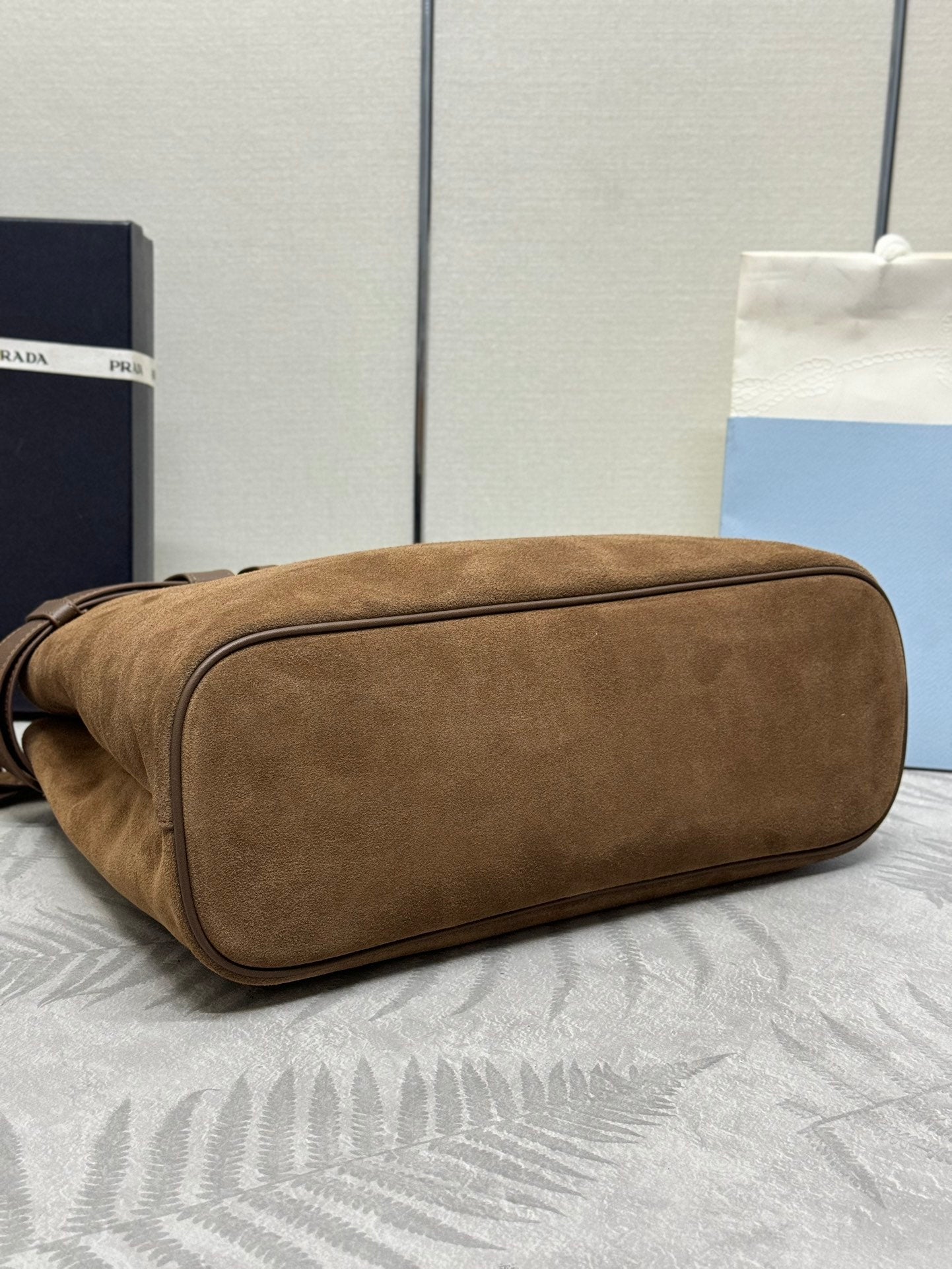 ๐ New Large Tote Bag - Premium Suede & Lambskin Women's Handbag | Detachable Adjustable Strap + Extra Band | 38cm Minimalist Shoulder Bag