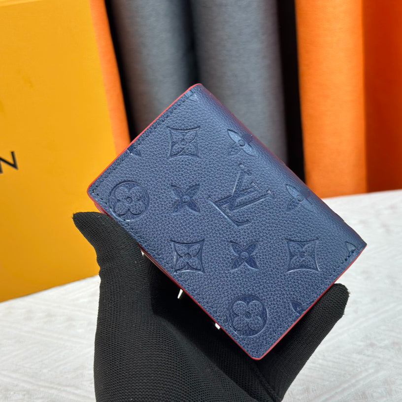 Louis Vuitton ÉA Wallet M80152 - Monogram Empreinte Leather with Zip Coin Pocket & 6 Card Slots | 12 x 9 x 3.5 cm