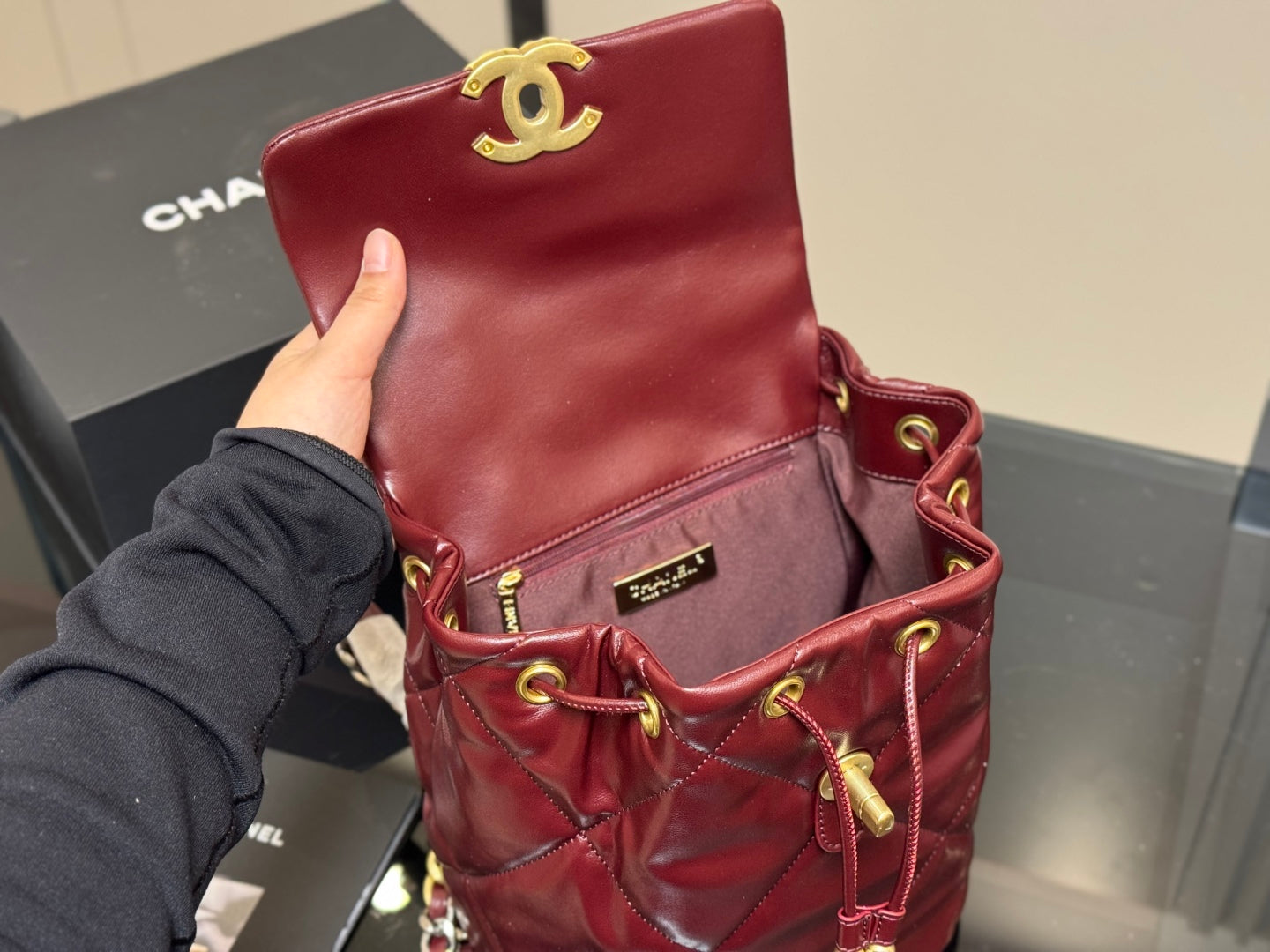 Chanel 19 Backpack | Classic Lightweight & Spacious Design | 21.24cm Versatile for All Occasions