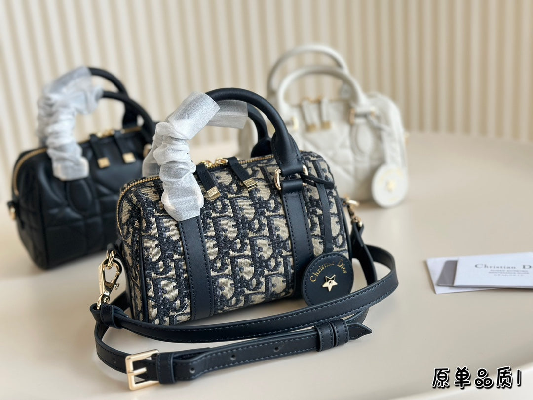 Dior Groove Vintage Boston Bag - 60s Iconic Mini Satchel (16x11x8cm) | Retro Glamour, Modern Practicality & Spacious Design for Effortless Chic