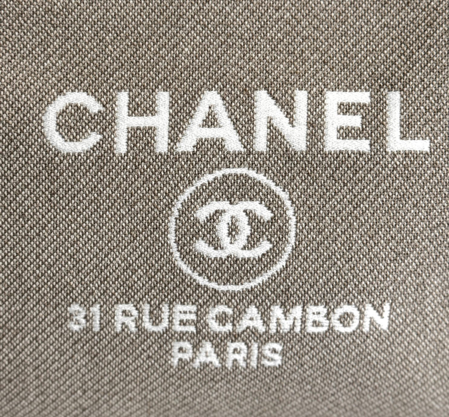 Chanel Seasonal Canvas Shopper Tote | Lightweight Large Beach Bag for Travel & Daily Use