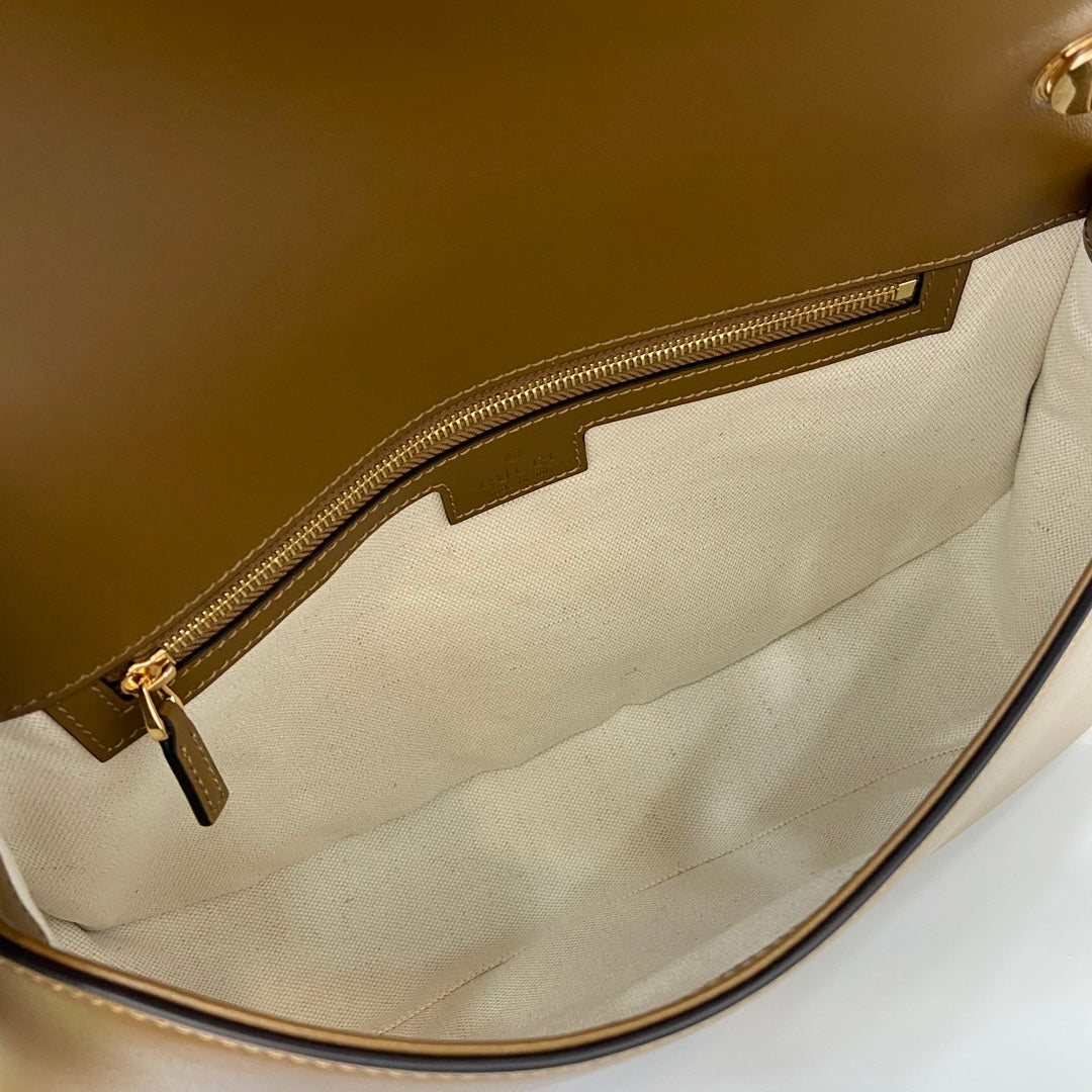 Gucci Blondie Medium Tote Bag - Vintage 1970s Logo Original GG Canvas with Detachable Strap