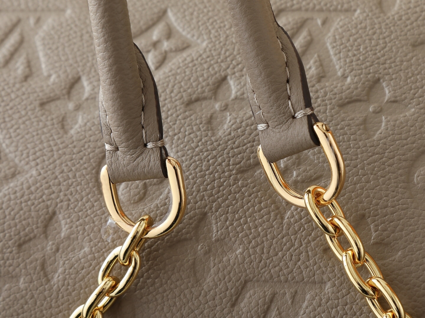 Anytime Medium Bag | 1988 Omenade Archive Re-edition | Monogram Emeinte Leather with Detachable L-Lock 42×27×14cm