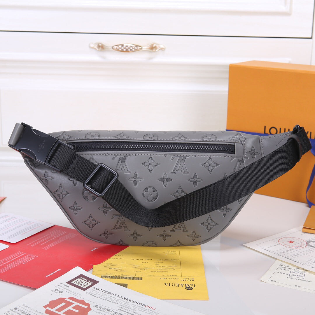 Discovery Small Top-Quality Original Factory Bag - Monogram Shadow Calfskin Embossed, Full Packaging, Adjustable Strap