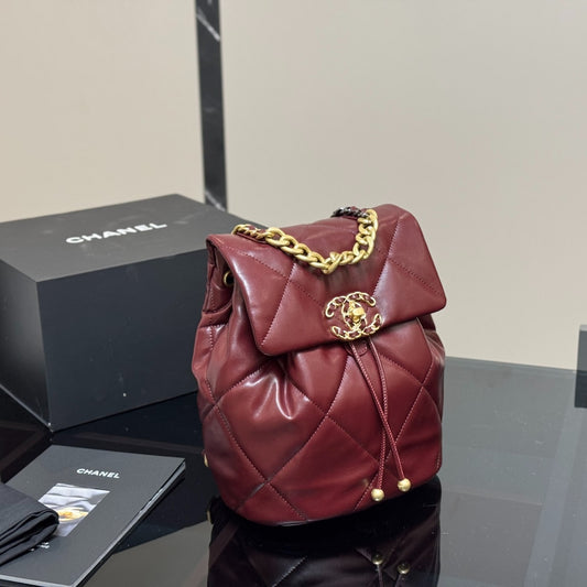 Chanel 19 Backpack | Classic Lightweight & Spacious Design | 21.24cm Versatile for All Occasions
