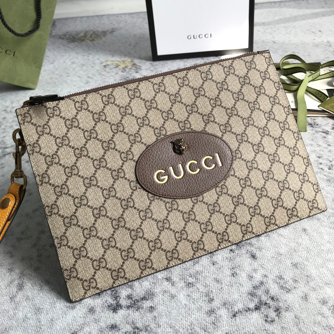 GUCCI New Coffee Brown Tote Bag｜Premium Quality｜Real Photos｜30cm x 20cm｜Ready to Ship