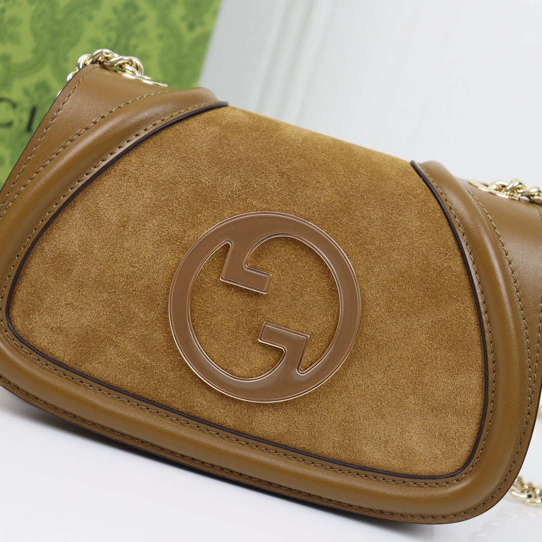 Gucci Blondie Vintage Logo Bag | 1970s Retro Design, Detachable Adjustable Strap, 21.5x11x8cm