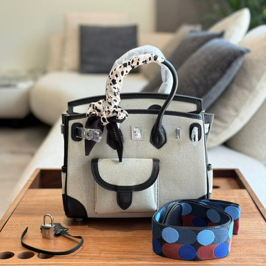 Hermès Cargo Birkin 25/20 Military-Inspired Canvas & Leather Tote Bag - 2020 Limited Edition Ultimate Utility