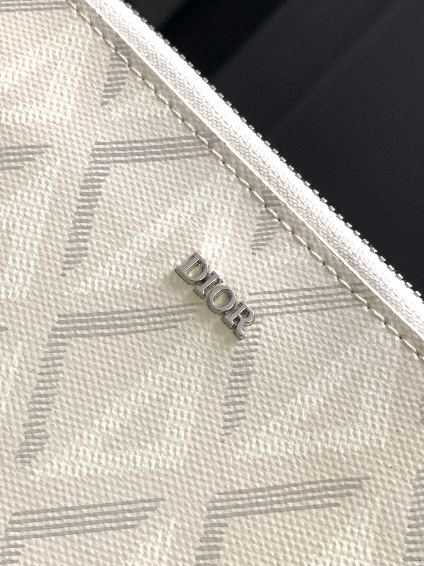 Dior A5 Diamond Quilted Canvas Clutch | P300 Thick Edition | Detachable Leather Strap | Full Original Packaging