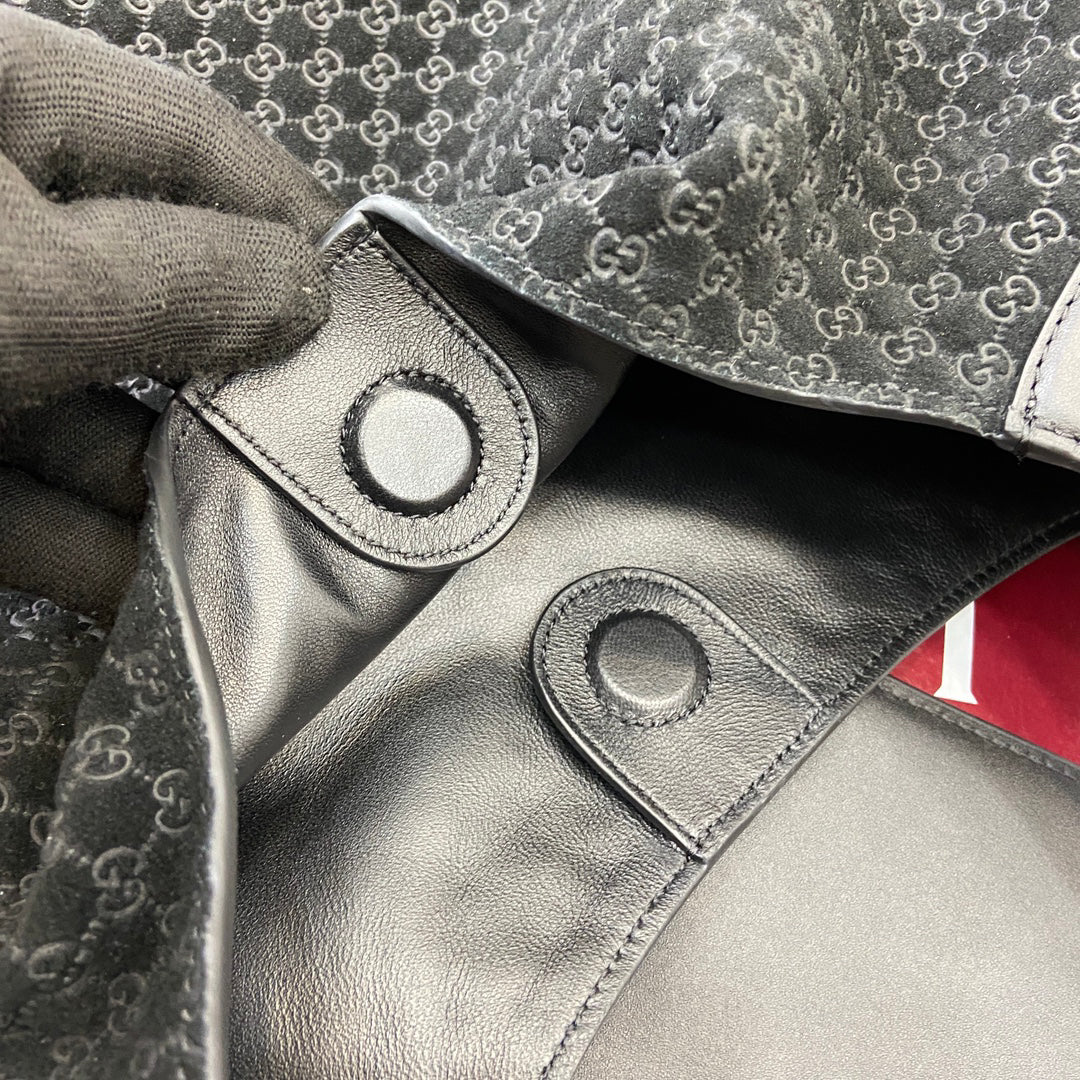 Gucci Body Double-Lock Medium Shoulder Bag | 1950s Archive Design, Original GG Canvas, Fluid Silhouette, 49x46x4cm