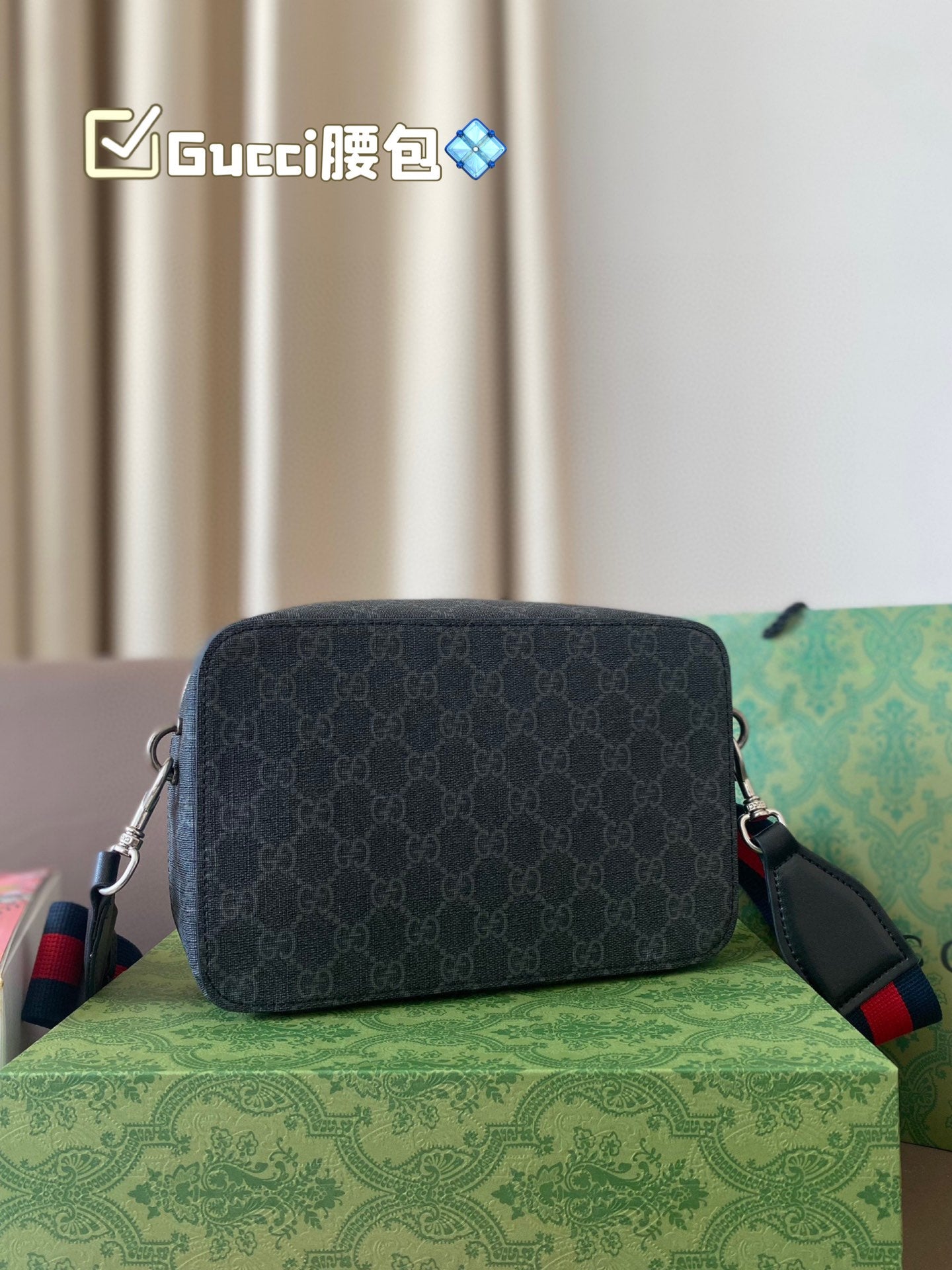 Gucci Unisex 24×16cm Minimalist Tote Bag - Genderless Versatile Design for Commute, Travel & Daily Use