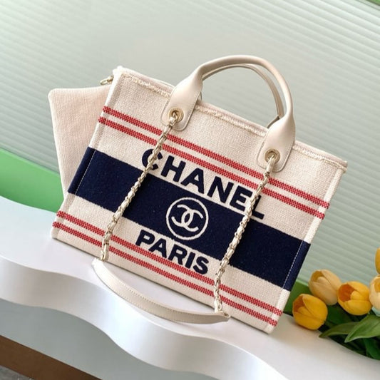 Chanel 25C Early Spring Limited Edition Beach Tote 🏖️🍋 | Medium Lemon Yellow | Surf-Inspired Holiday Design | Vacation-Ready Luxury