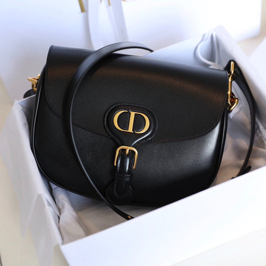 🄳🄸🄾🅁 Inspired Bobby Bag | 22cm Italian ZP Calfskin Flap Bag with 24K Gold Hardware & Adjustable Strap