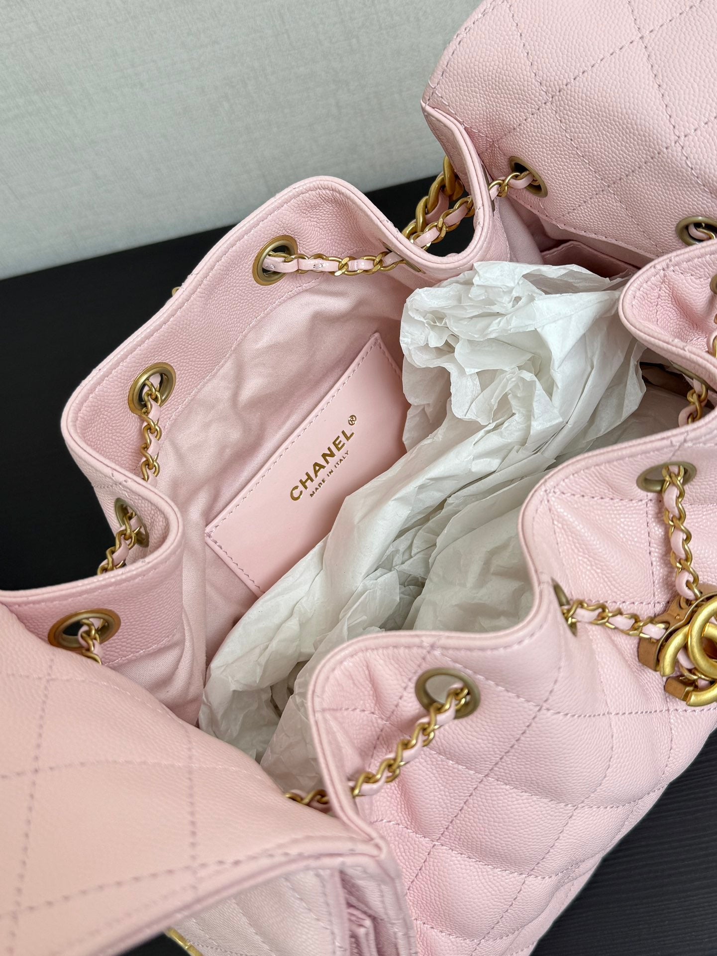 [Season's Hottest] Adjustable Chain Genuine Leather HOBO Bucket Bag - 25C In Stock, Large Capacity Travel Crossbody 30*26*14cm