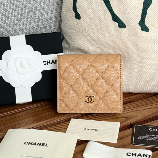 Genuine Leather Bifold Short Wallet | Multi-Card Slots + Coin Pocket | 12×12×3cm Compact Design