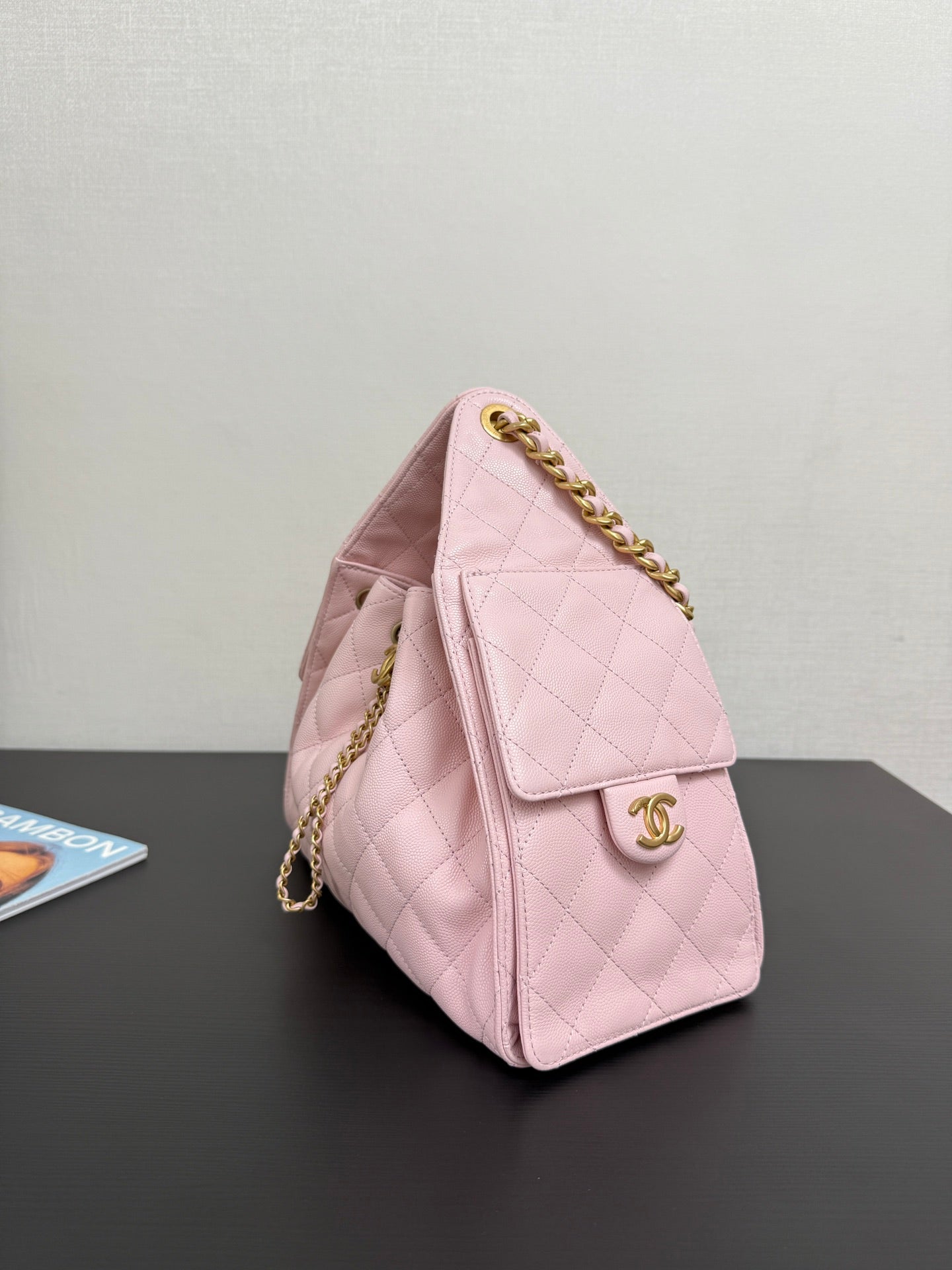 [Season's Hottest] Adjustable Chain Genuine Leather HOBO Bucket Bag - 25C In Stock, Large Capacity Travel Crossbody 30*26*14cm