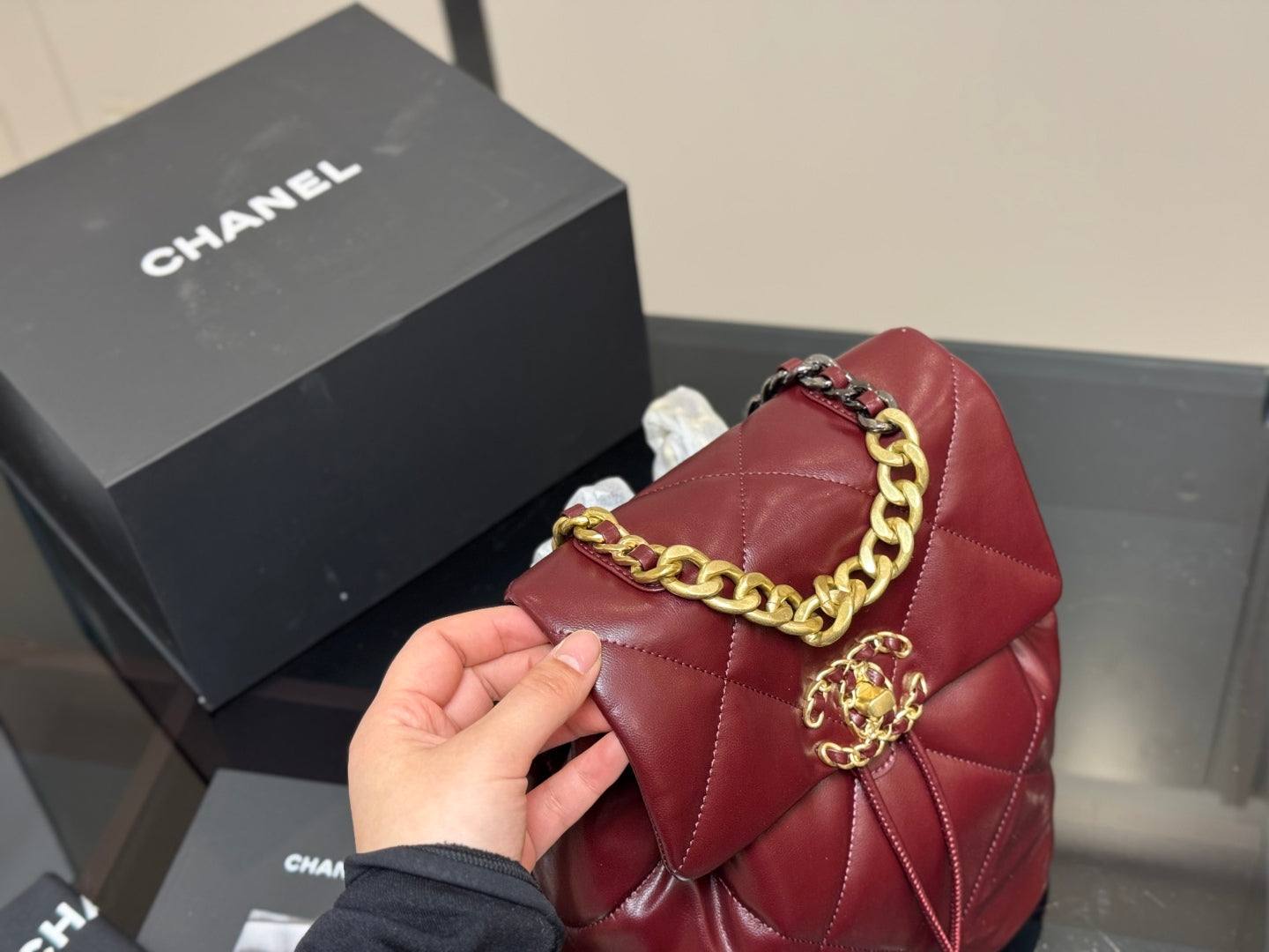 Chanel 19 Backpack | Classic Lightweight & Spacious Design | 21.24cm Versatile for All Occasions