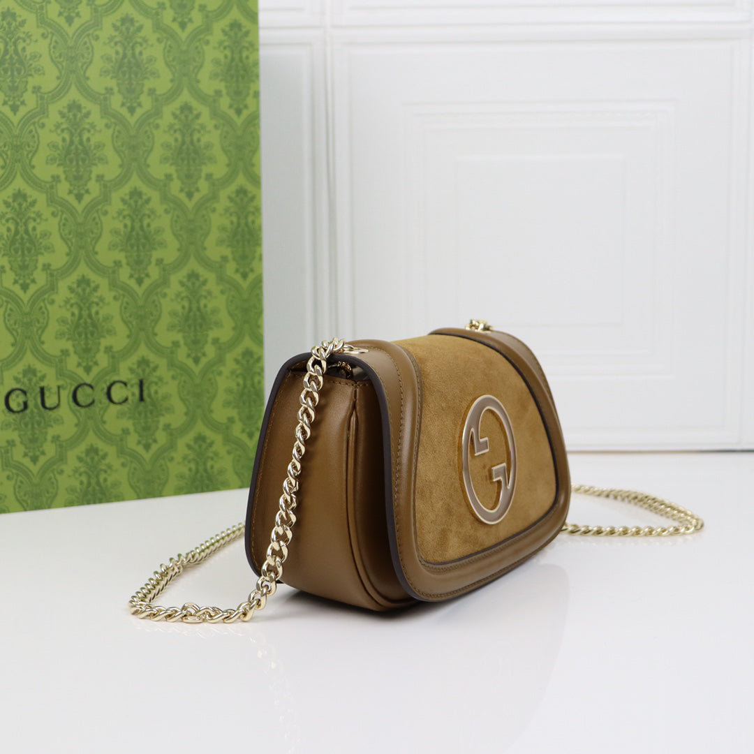 Gucci Blondie Vintage Logo Bag | 1970s Retro Design, Detachable Adjustable Strap, 21.5x11x8cm