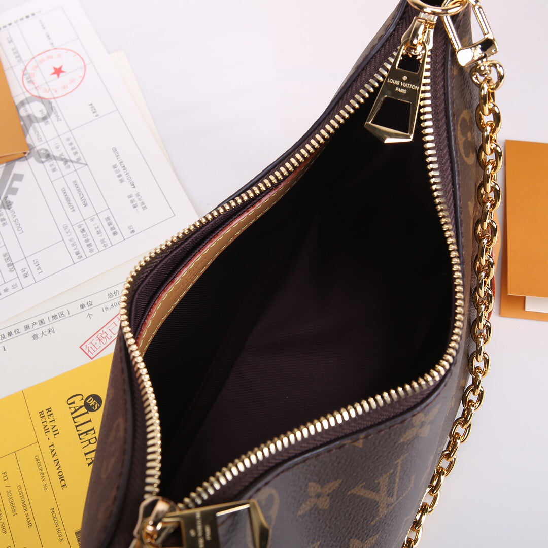 Brown MIU MI Style Mini Vanity Bag - Multiway Crossbody Belt Bag for Summer Layering