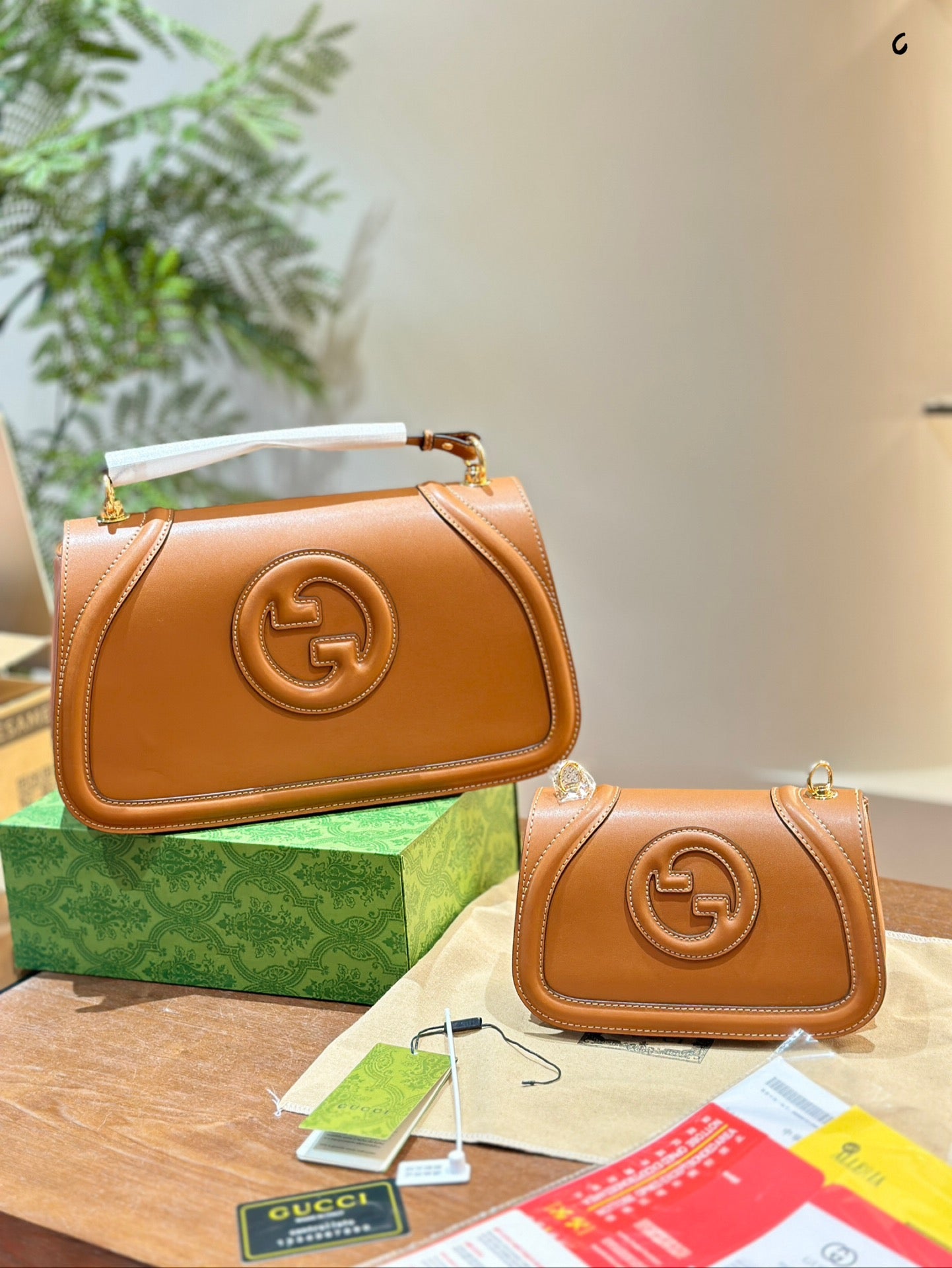 Gucci Blondie Collection Bag – Buttery Leather & Glossy Hardware, 20/25/30cm with Gift Box, Ultimate Style Essential