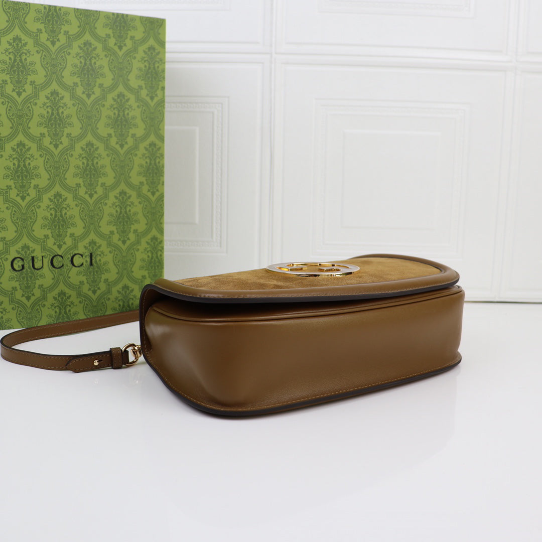 Gucci Blondie Vintage Logo Bag | 1970s-Inspired Design, Detachable Leather Strap, 32x17x10cm