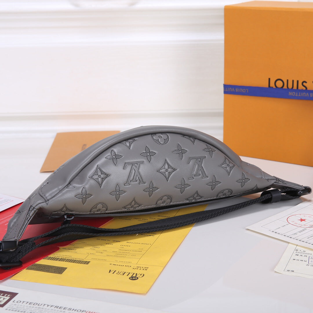 Discovery Small Top-Quality Original Factory Bag - Monogram Shadow Calfskin Embossed, Full Packaging, Adjustable Strap