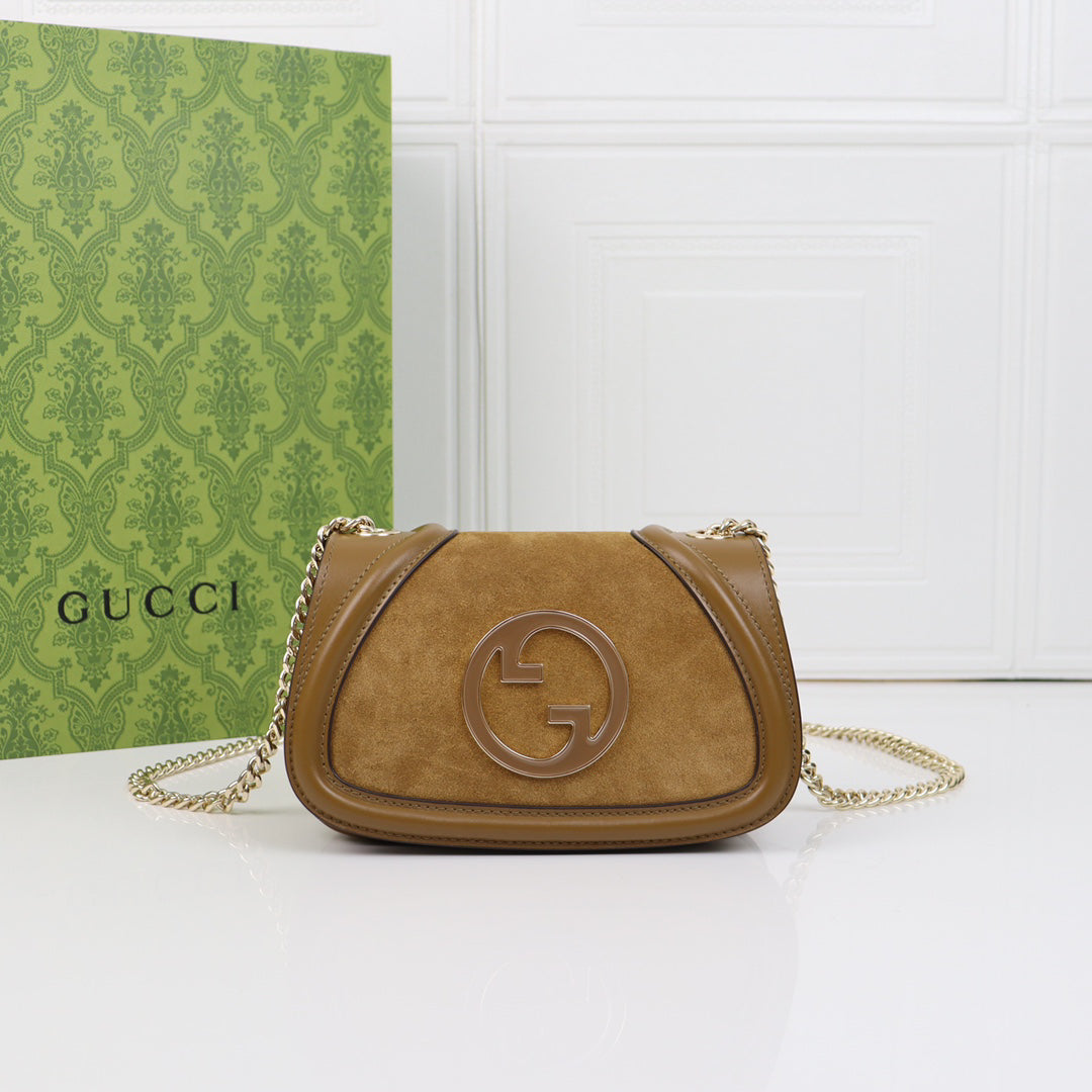 Gucci Blondie Vintage Logo Bag | 1970s Retro Design, Detachable Adjustable Strap, 21.5x11x8cm
