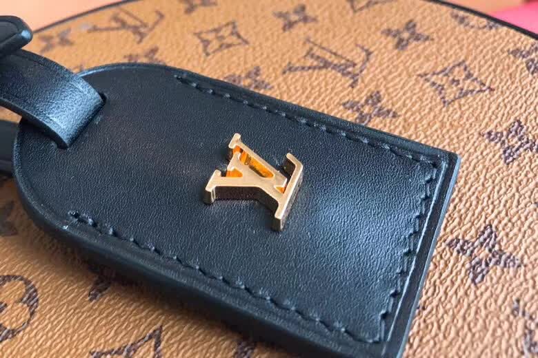 [Top Original with Full Packaging] ETITE BOITE CHAEAU Mini Hatbox Handbag - Cute Crossbody Bag, Dual Styles (Monogram Canvas & Leather Trim), 17.5cm Phone-Friendly Design