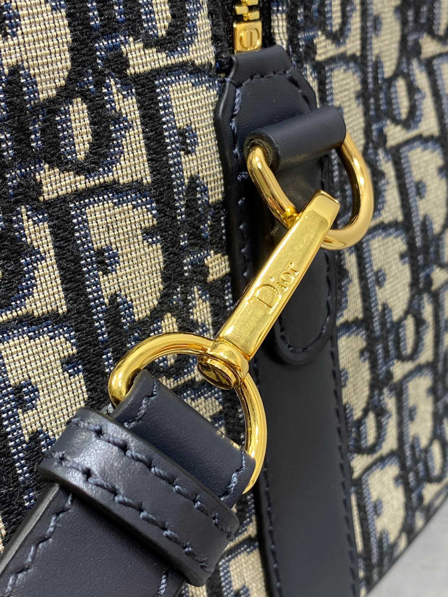 Groove 25 Mini Boston Bag｜Classic Blue Oblique Monogram｜Convertible Top Handle & Crossbody