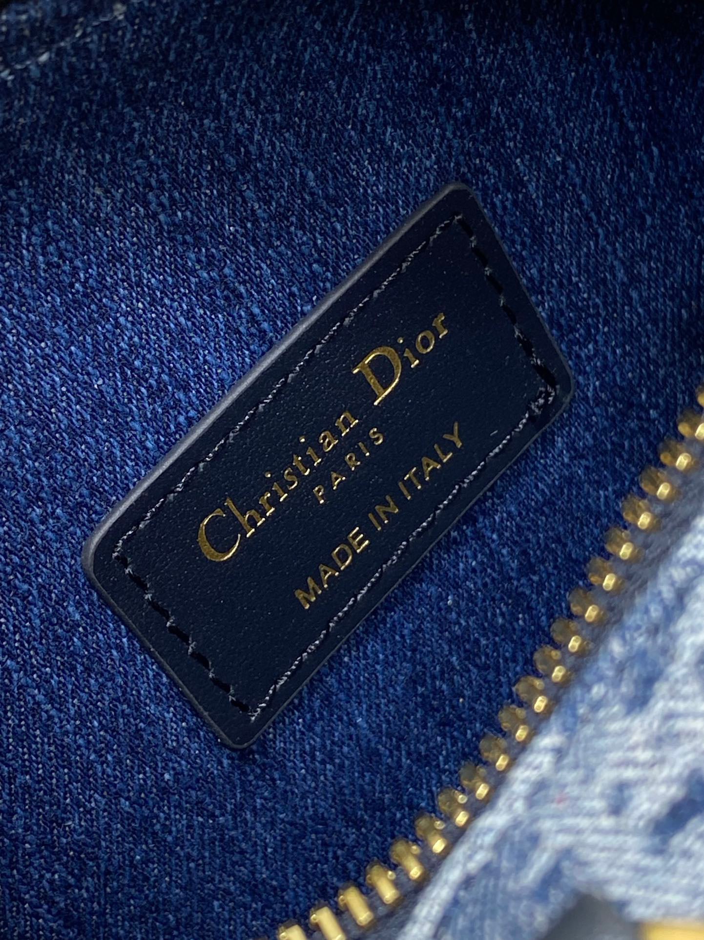 Groove 16 Mini Boston Bag｜Denim Blue Oblique Print｜Convertible Top Handle & Crossbody｜17×10×8cm