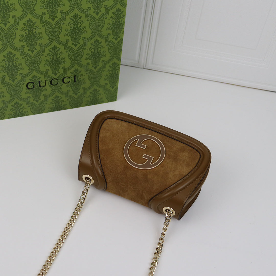 Gucci Blondie Vintage Logo Bag | 1970s Retro Design, Detachable Adjustable Strap, 21.5x11x8cm