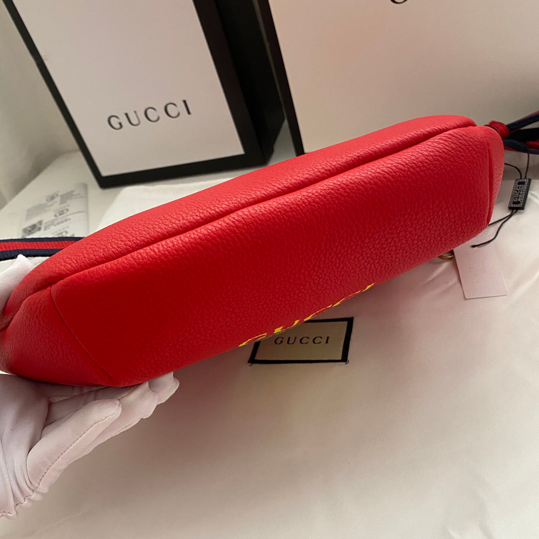 Gucci Cruise 18 × Coco Capitan Waist Bag – Handwritten Graffiti Slogans Soft Leather Spacious & Collector’s Edition