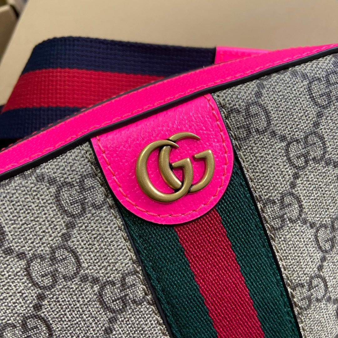 [In Stock] Luxury Designer Fluorescent Magenta Handbag - Original Craftsmanship, Real Photos, 23.9×15.2×6.9cm