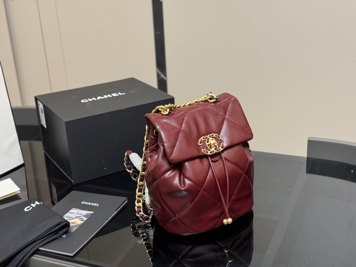 Chanel 19 Backpack | Classic Lightweight & Spacious Design | 21.24cm Versatile for All Occasions