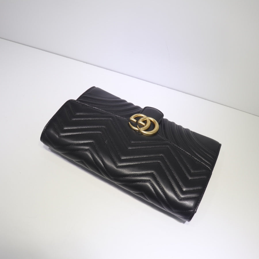 GUCCI Minimalist Leather Clutch | 30x20x4cm Spacious Design | Ready Stock with Real Photos