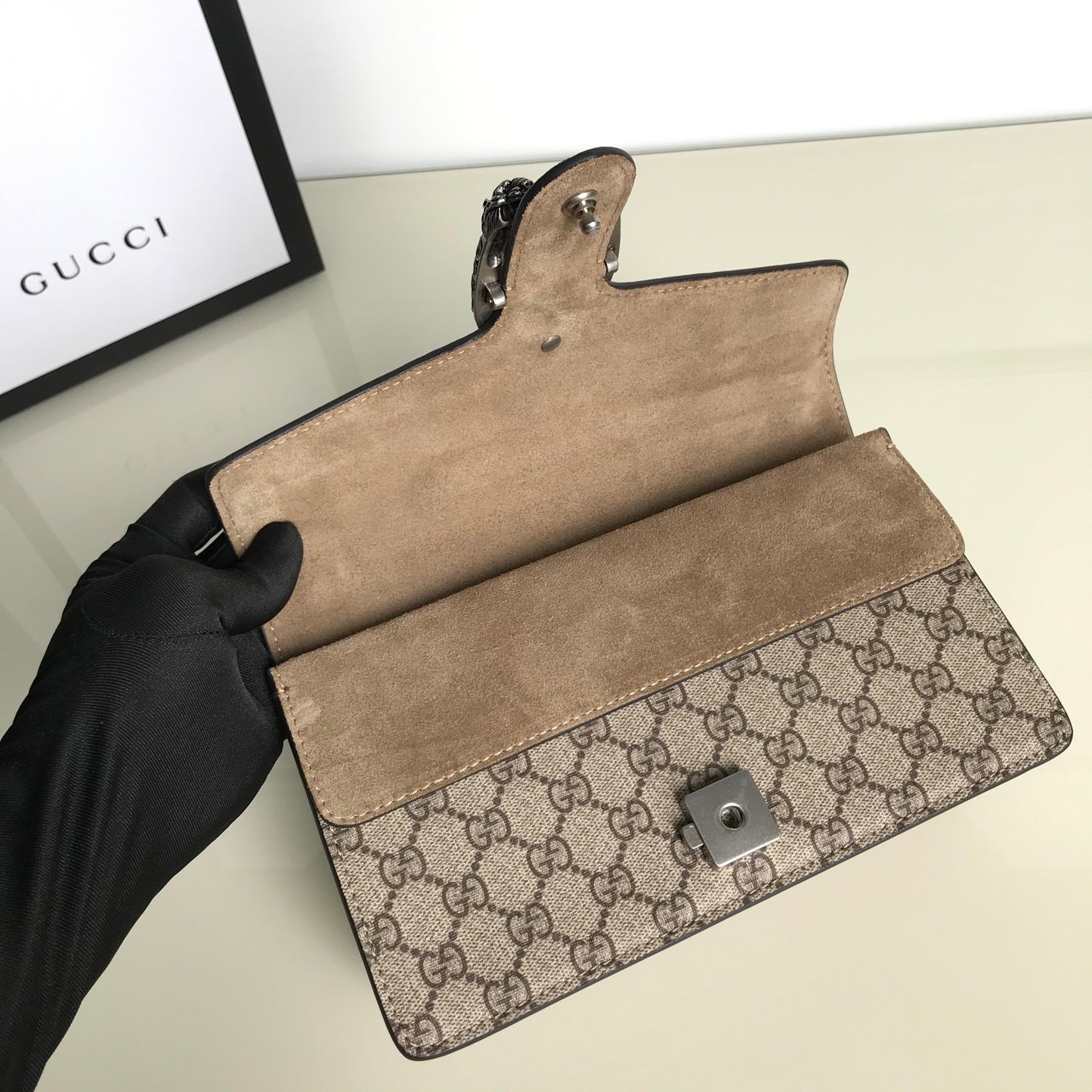 GUCCI Dionysus Crossbody Bag｜2023 New 25x14x8cm｜Premium PVC & Suede Cowhide｜Luxury Quality｜Ready to Ship