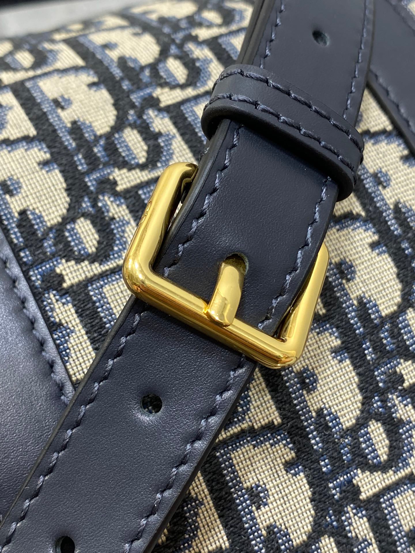 Groove 25 Mini Boston Bag｜Classic Blue Oblique Monogram｜Convertible Top Handle & Crossbody