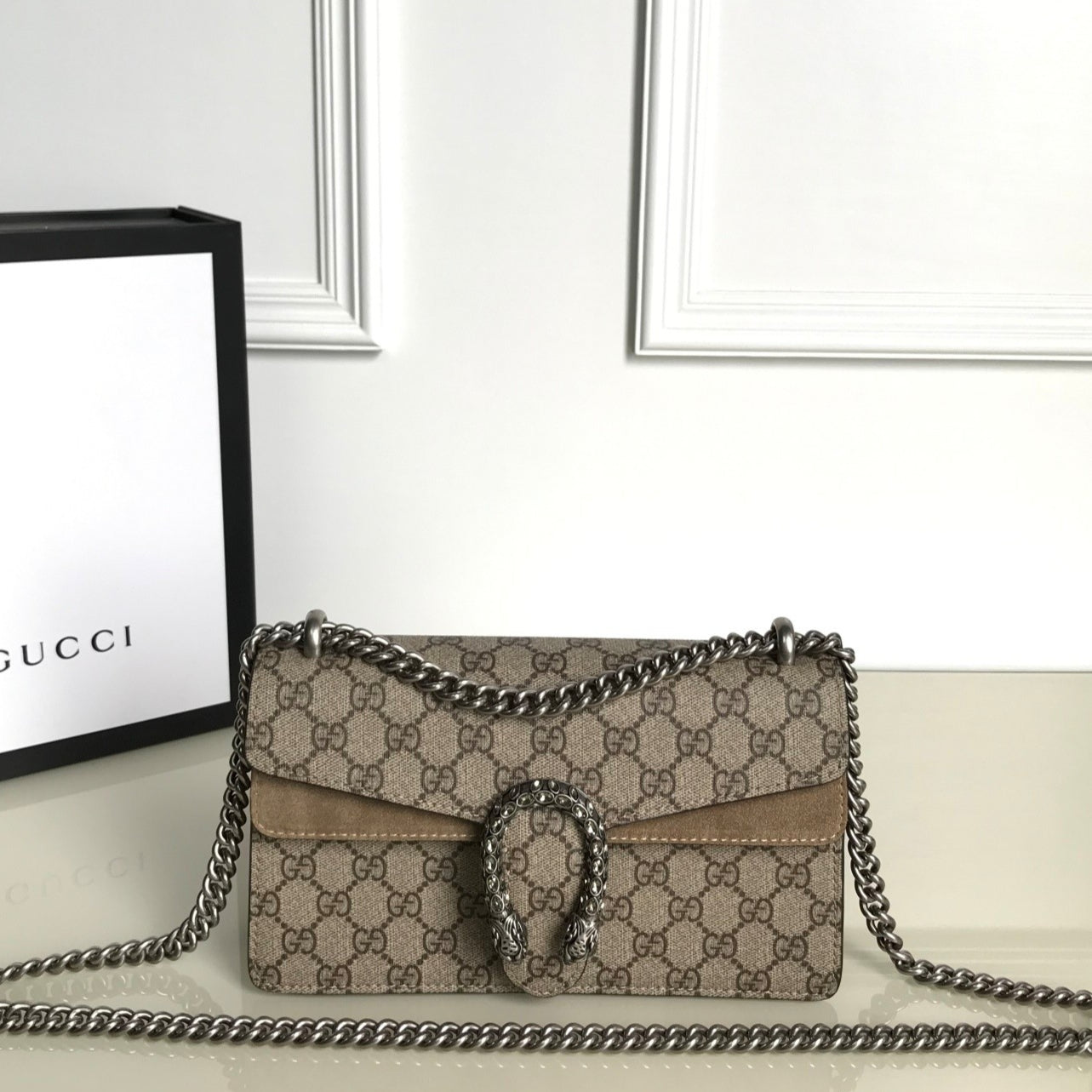 GUCCI Dionysus Crossbody Bag｜2023 New 25x14x8cm｜Premium PVC & Suede Cowhide｜Luxury Quality｜Ready to Ship