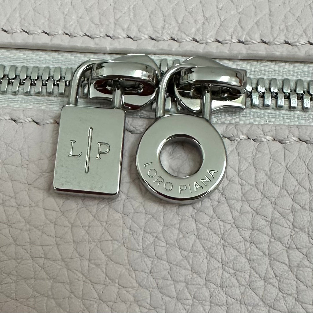 Extra cket L19 Light Peony Pink Calfskin Top Handle Bag - Detachable Strap, Dual Zipper, Lambskin Lining, Mini Crossbody